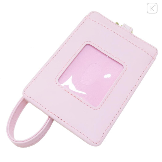 Japan Sanrio Pass Case Card Holder & Reel - My Sweet Piano / Happy - 2