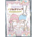 Japan Sanrio Binder Clip Set - Little Twin Stars / Flower - 1