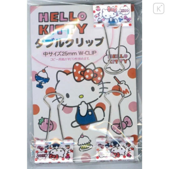 Japan Sanrio Binder Clip Set - I'm Hello Kitty - 1