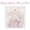 Japan Sanrio Washi Paper Masking Tape - Kuromi & My Melody / Playing Doll - 1