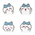 Japan Chiikawa Petit Sticker Set - Hachiware - 1