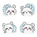 Japan Chiikawa Petit Sticker Set - Momonga - 1