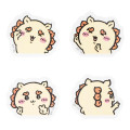 Japan Chiikawa Petit Sticker Set - Shisa - 1