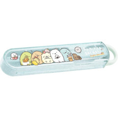 Japan San-X Bento Lunch Cutlery Set Spoon Chopstick - Sumikko Gurashi / Lunchtime