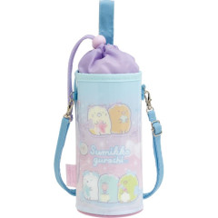 Japan San-X Plastic Bottle Holder - Sumikko Gurashi / Ribbon Sky Party Blue Purple