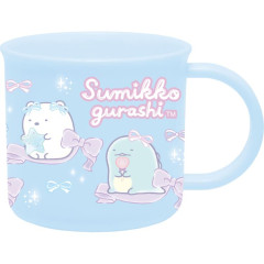 Japan San-X Plastic Cup - Sumikko Gurashi / Ribbon Sky Party Blue