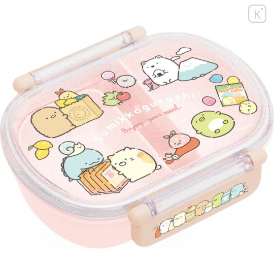 Japan San-X Bento Lunch Box 360ml - Sumikko Gurashi : Lunchtime Pink - 1