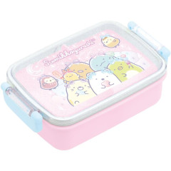 Japan San-X Bento Lunch Box 450ml - Sumikko Gurashi / Ribbon Sky Party Pink