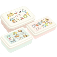 Japan San-X Nesting Food Storage Container Set - Sumikko Gurashi / Lunchtime