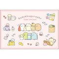 Japan San-X Bento Lunch Cloth - Sumikko Gurashi : Lunchtime Pink - 1