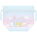 Japan San-X Drawstring Pouch & Lunch Bag - Sumikko Gurashi / Ribbon Sky Party - 1