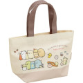 Japan San-X Mini Tote Bag - Sumikko Gurashi : Lunchtime Beige - 1