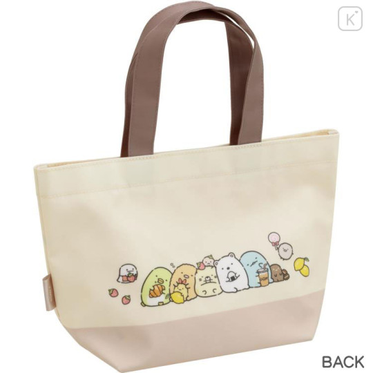 Japan San-X Mini Tote Bag - Sumikko Gurashi : Lunchtime Beige - 2