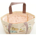 Japan San-X Mini Tote Bag - Sumikko Gurashi : Lunchtime Beige - 3