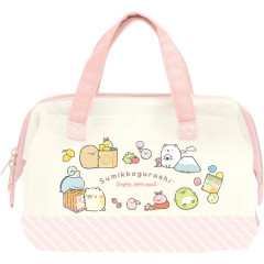 Japan San-X Insulated Cooler Lunch Bag - Sumikko Gurashi / Lunchtime Pink