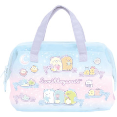 Japan San-X Insulated Cooler Lunch Bag - Sumikko Gurashi / Ribbon Sky Party Pink Blue