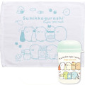 Japan San-X Towel with Case - Sumikko Gurashi : Lunchtime Green Yellow - 1