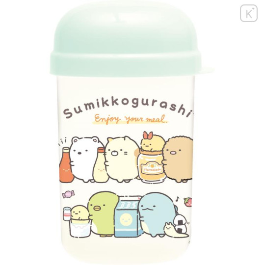 Japan San-X Towel with Case - Sumikko Gurashi : Lunchtime Green Yellow - 2