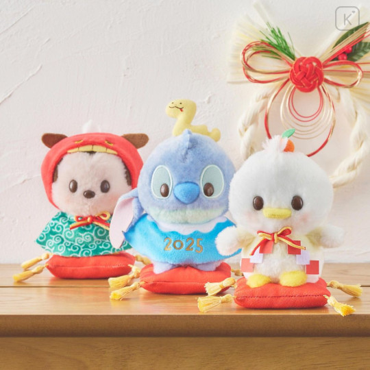 Japan Disney Store Urupocha-chan Plush - Stitch : New Year 2025 Mt. Fuji - 6