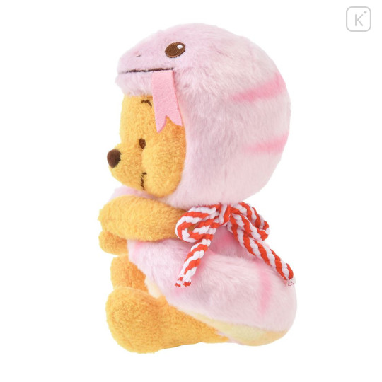 Japan Disney Store Plush Toy (S) - Pooh : New Year 2025 Snake Pink - 2