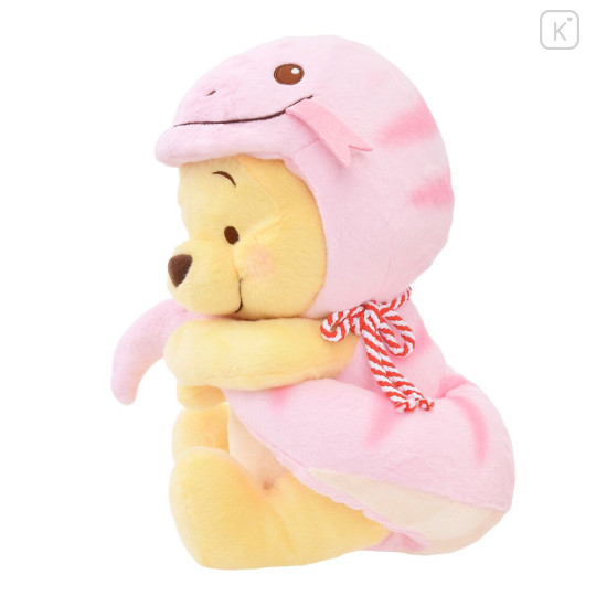 Japan Disney Store Plush Toy (M) - Pooh : New Year 2025 Snake Pink - 2