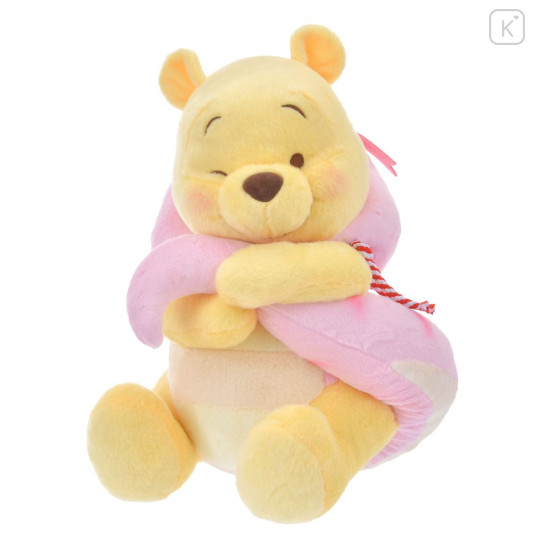 Japan Disney Store Plush Toy (M) - Pooh : New Year 2025 Snake Pink - 4