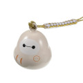 Japan Disney Tiny Charm Face-shaped Bell Netsuke - Baymax : Suikin Suzunetsuke - 6