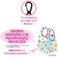 Japan Sanrio Eco Shopping Bag - Kuromi : Purple Flower - 3