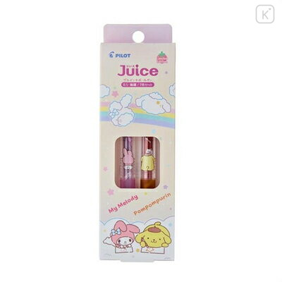 Japan Sanrio Juice Up Gel Pen Set - My Melody & Pompompurin / Back - 1