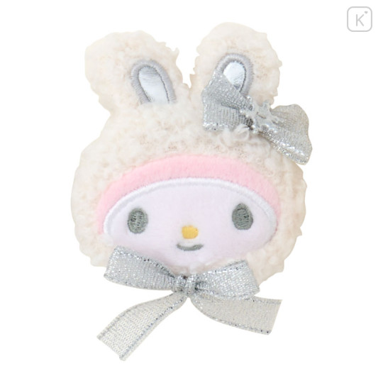 Japan Sanrio Original Secret Hair Clip - Fluffy Snow Rabbit Blind Box - 3