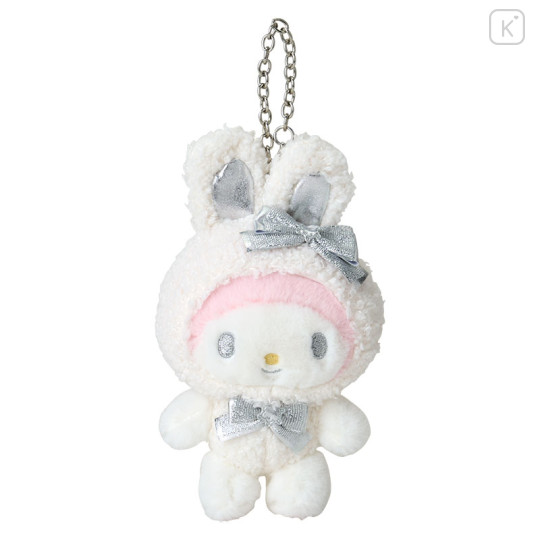 Japan Sanrio Original Mascot Charm - My Melody / Fluffy Snow Rabbit - 1