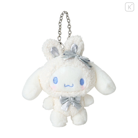 Japan Sanrio Original Mascot Charm - Cinnamoroll / Fluffy Snow Rabbit - 1