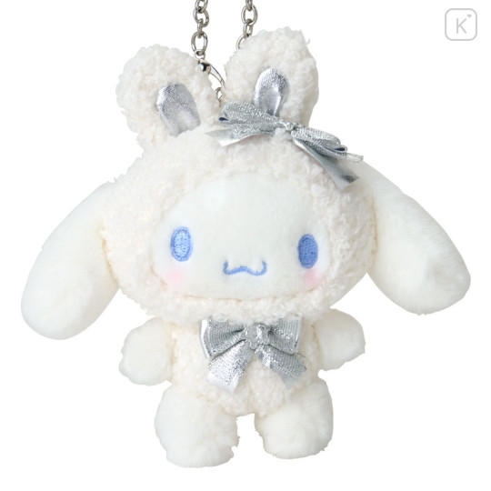 Japan Sanrio Original Mascot Charm - Cinnamoroll / Fluffy Snow Rabbit - 2