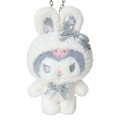 Japan Sanrio Original Mascot Charm - Kuromi / Fluffy Snow Rabbit - 2