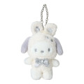 Japan Sanrio Original Mascot Charm - Pochacco / Fluffy Snow Rabbit - 1