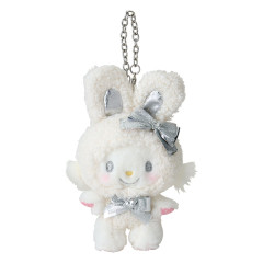 Japan Sanrio Original Mascot Charm - Wish Me Mell / Fluffy Snow Rabbit