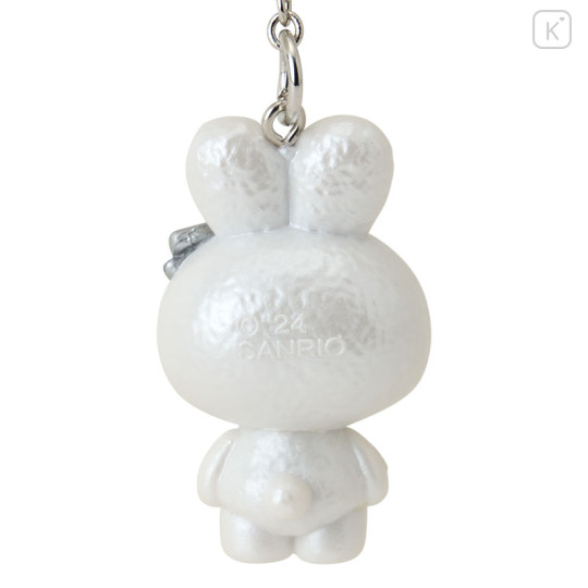 Japan Sanrio Original Keychain - Hello Kitty : Fluffy Snow Rabbit - 3