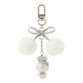 Japan Sanrio Original Keychain - My Melody : Fluffy Snow Rabbit - 1