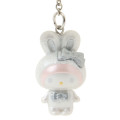 Japan Sanrio Original Keychain - My Melody : Fluffy Snow Rabbit - 2