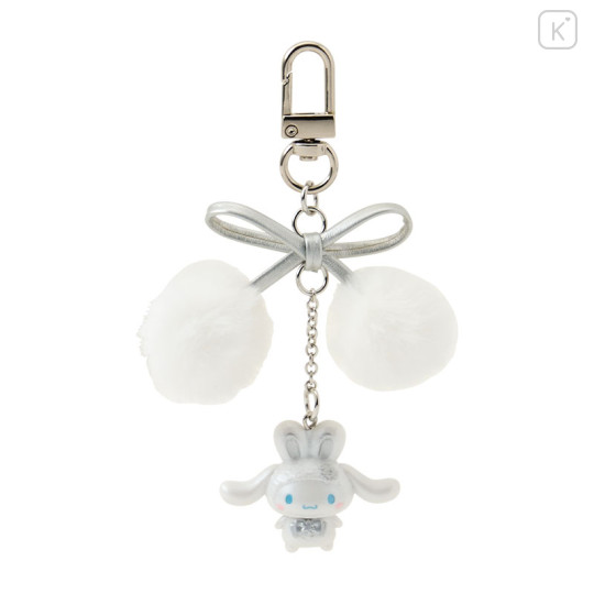 Japan Sanrio Original Keychain - Cinnamoroll : Fluffy Snow Rabbit - 1