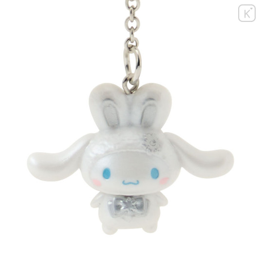 Japan Sanrio Original Keychain - Cinnamoroll : Fluffy Snow Rabbit - 2