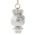 Japan Sanrio Original Keychain - Kuromi : Fluffy Snow Rabbit - 2