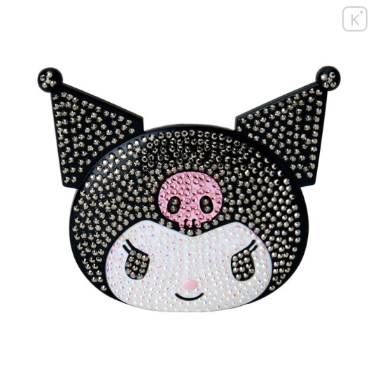 Japan Sanrio Original Mirror & Comb - Kuromi : Jewel Deco - 1