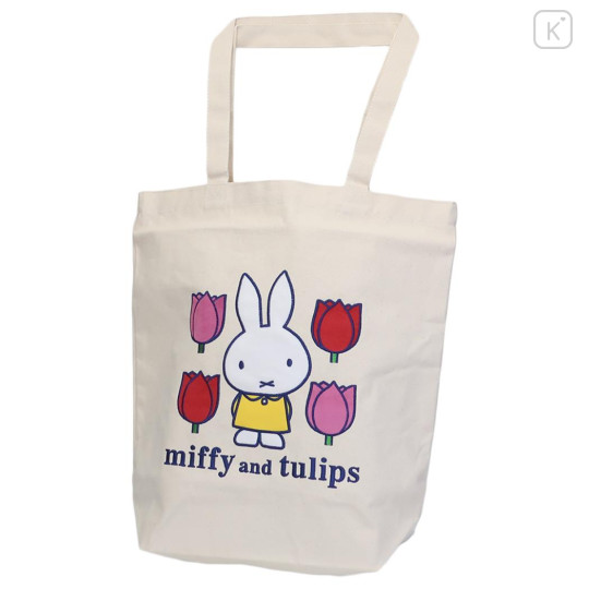 Japan Miffy Tote Bag - Flower : Tulip - 1