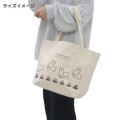 Japan Miffy Tote Bag - Flowers And Rabbits - 4