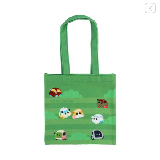 Japan Pui Pui Molcar Mini Tote Bag - Pui Pui Molcar & Movie Character : Green - 1