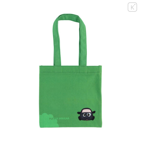 Japan Pui Pui Molcar Mini Tote Bag - Pui Pui Molcar & Movie Character : Green - 2