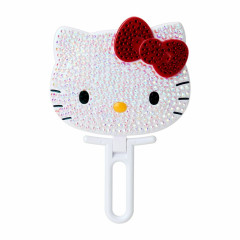 Japan Sanrio Original Hand Mirror - Hello Kitty : Jewel Deco