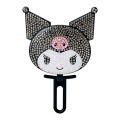 Japan Sanrio Original Hand Mirror - Kuromi : Jewel Deco - 1