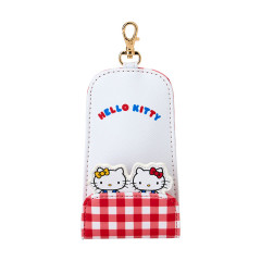 Japan Sanrio Key Case with Reel - Hello Kitty : Flap